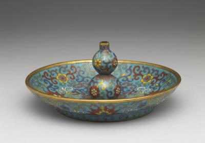 图片[2]-Copper incense holder in cloisonne enamels, Qing dynasty (1644-1911)-China Archive